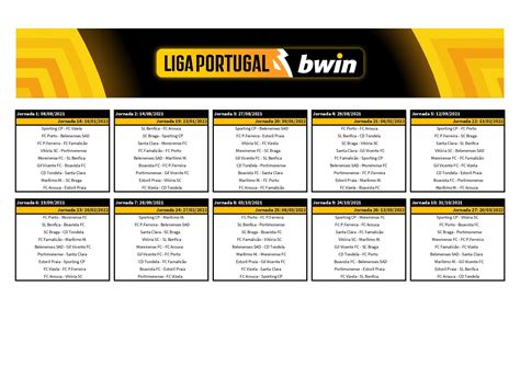 liga bwin calendário
